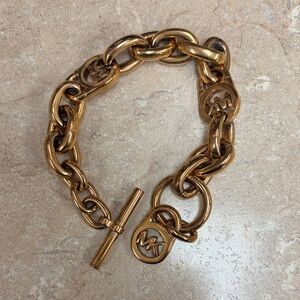 Rose Gold Micheal Kors Chain Bracelet
